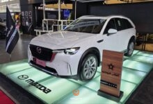 مزدا CX-90 در غرفه آفتاب خودرو در نمایشگاه تهران ۱۴۰۵