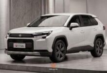 نمای جلو تویوتا راو4 2026 وارداتی نادین خودرو