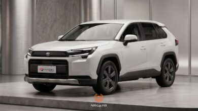 نمای جلو تویوتا راو4 2026 وارداتی نادین خودرو