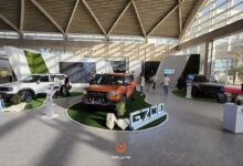 تیسان S05، T1، T2 و G700 در غرفه تیگارد موتور نمایشگاه خودرو تهران