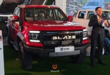 پیکاپ‌های بلیز R100، R300 و R500 در غرفه تیتان دیزل نمایشگاه خودرو تهران