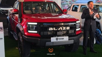 پیکاپهای بلیز R100، R300 و R500 در غرفه تیتان دیزل نمایشگاه خودرو تهران